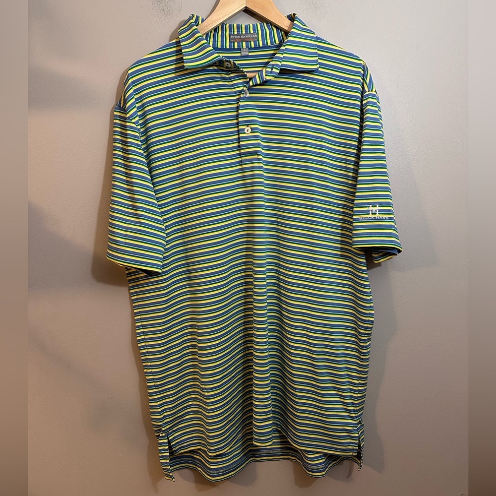 Peter Millar Summer Comfort Polo Short Sleeve Shirt Large